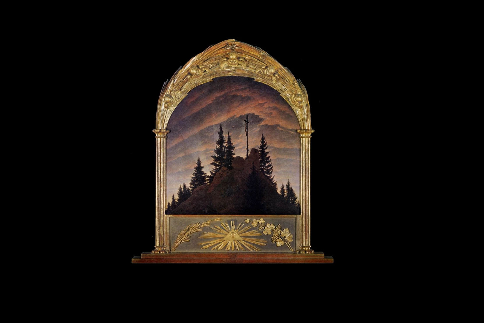 La Cruz en las Montañas de Caspar David Friedrich: un altar de naturaleza y espiritualidad